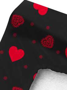 1pc "True Love Forever" Fitted Sheet, Everyday Casual Home Supplies