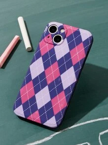 ROMWE Plaid Phone Case - Multicolor - View 1