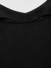 MOTF PREMIUM SILK STRAIGHT FIT CAMI TOP - Black - View 3