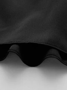 MOTF PREMIUM SILK STRAIGHT FIT CAMI TOP - Black - View 6