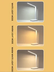 1 lámpara de escritorio ajustable, lámpara de escritorio LED con soporte para teléfono, para oficina, hogar, dormitorio - Multicolor - Ver 4