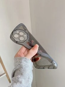 Wavy Frame Clear Phone Case