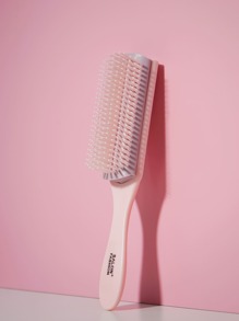 salon fashion 1pc Macaron Nine-Row Comb For Girls In Pink, Curly Hair Brush, 9 Row Styling Brush For Styling, Smoothing Longer Hair And Defining Curls - And Men, Hair Brush, Comb, Hair Tools, Hair Products And Accessories For Barber Salon Beauty Back To School, Travel Holiday Essentials, Hair Accessories Brushes, Edge Brush, Detangling Brush, Comb, Slick Back Brush, Hairbrush, Edge Brush Hair Brush, Detangling Brushes, Hair Tools, Hair Stuff, Hair Care, Curly Hair Brush, Barber, Hairdressing Equipment, Hairstyle, Hairdressing,Hair Brush,Slick Back Brush,Styling Brush,Curly Hair Brush,Edge Brush,Hair Comb,Brush Hair,Hair Brush Set,Comb Hair,Comb For Curls,Detangling Brush,Hair Brush For Women,Hair,Travel,Hair Products,Hair Tools,Hair Stuff,Barber,Barber Accessories,Barbershop,Hairdressing Equipment - Pink - View 5