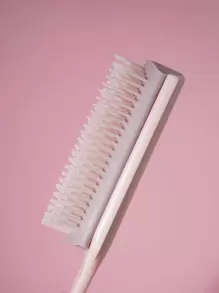 salon fashion 1pc Macaron Nine-Row Comb For Girls In Pink, Curly Hair Brush, 9 Row Styling Brush For Styling, Smoothing Longer Hair And Defining Curls - And Men, Hair Brush, Comb, Hair Tools, Hair Products And Accessories For Barber Salon Beauty Back To School, Travel Holiday Essentials, Hair Accessories Brushes, Edge Brush, Detangling Brush, Comb, Slick Back Brush, Hairbrush, Edge Brush Hair Brush, Detangling Brushes, Hair Tools, Hair Stuff, Hair Care, Curly Hair Brush, Barber, Hairdressing Equipment, Hairstyle, Hairdressing,Hair Brush,Slick Back Brush,Styling Brush,Curly Hair Brush,Edge Brush,Hair Comb,Brush Hair,Hair Brush Set,Comb Hair,Comb For Curls,Detangling Brush,Hair Brush For Women,Hair,Travel,Hair Products,Hair Tools,Hair Stuff,Barber,Barber Accessories,Barbershop,Hairdressing Equipment - Pink - View 3