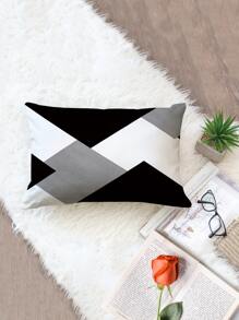 1pc Geometric Pattern Cushion Cover Without Filler, Modern Throw Pillow Case, For Sofa, Living Room - Multicolor - View 2