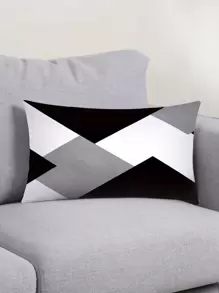 1pc Geometric Pattern Cushion Cover Without Filler, Modern Throw Pillow Case, For Sofa, Living Room - Multicolor - View 4