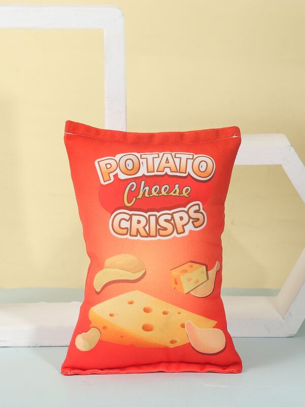 1pc Potato Chips Design Pet Plush Toy SHEIN USA