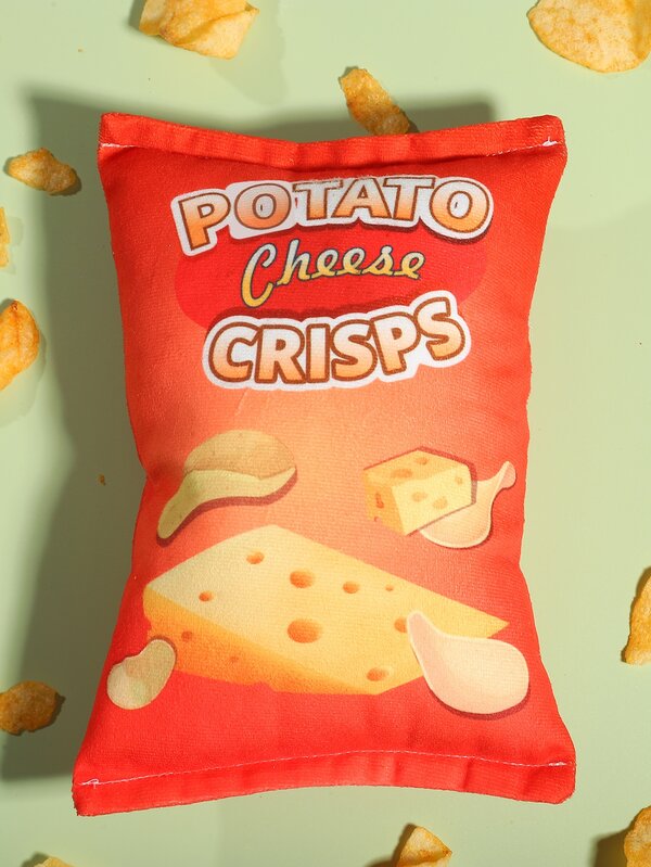 1pc Potato Chips Design Pet Plush Toy SHEIN USA