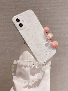 Ốp lưng điện thoại có dây đeo cổ tay đơn giản, tương thích với IPhone 16 Pro Max/16 Pro/16 Plus/16/15/15 Pro Max/15 Pro/15 Plus/11/12/13/14 Pro Max/XS/XR/11 Pro/11 Pro Max/12 Pro/12 Pro Max/13 Pro/13 Pro Max/7 Plus/14 Pro/14 Pro Max/14 Plus/7 Plus/8 Plus/8/SE2, Ốp mềm sáng tạo tối giản - trắng - Xem 5
