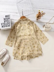 Toddler Girls Graphic Print Shirt & Shorts With Cami Top