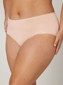 LUVLETTE Plus Lingerie 3-Pack Mid Rise Briefs - Multicolor - View 2