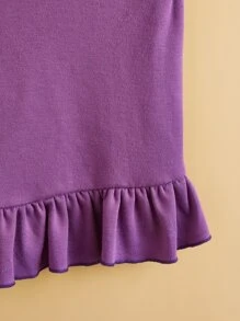 1入組素色寵物洋裝適用於狗狗和貓適合春天和夏天 - 紫色 - 查看 6