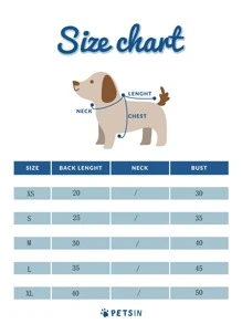 PETSIN 千鳥格狗狗運動衫 - 黑與白 - 查看 3