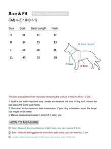 Vestido de mascota con diseño de flor - Rosa - Ver 4