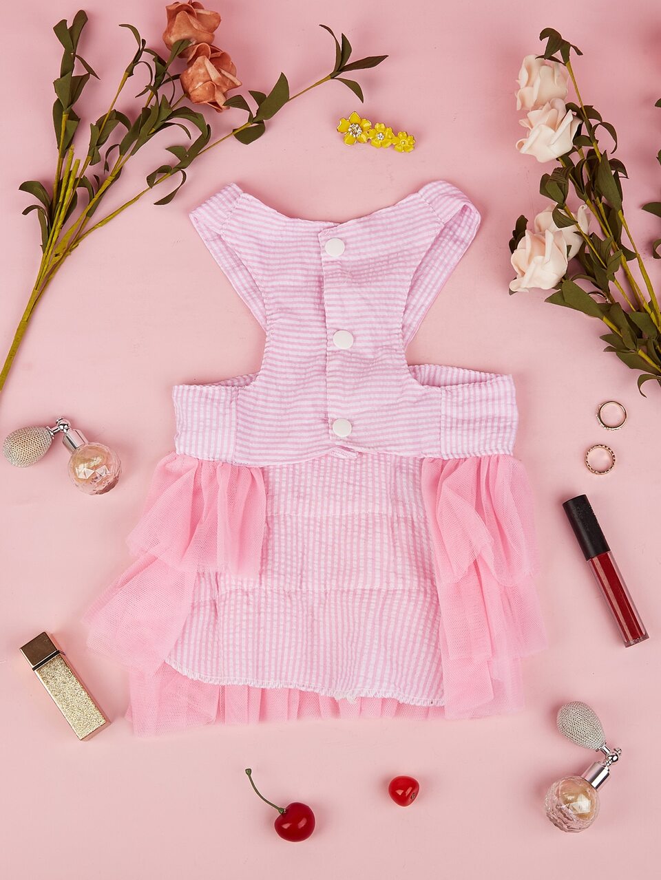 Striped Print Pet Dress