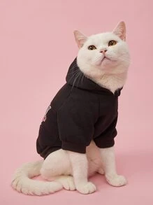 Áo hoodie hình thú cưng họa tiết chữ "Mommy's Boy" - Nhiều màu - Xem 6