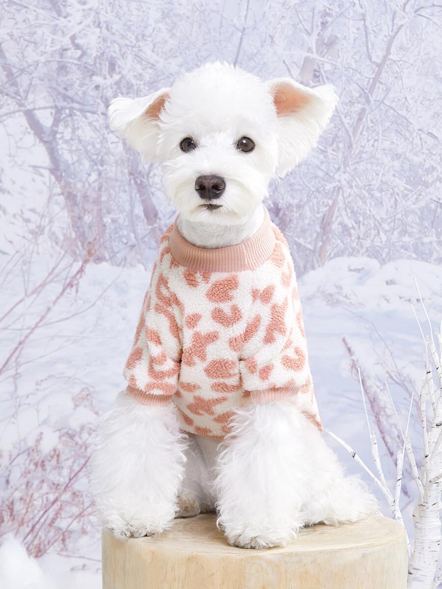 Sudadera de mascota con estampado de leopardo - Multicolor - Ver 1