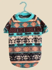 Sudadera de mascota con estampado de elefante - Multicolor - Ver 2