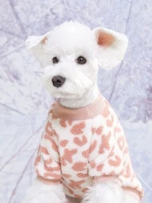 Sudadera de mascota con estampado de leopardo - Multicolor - Ver 3