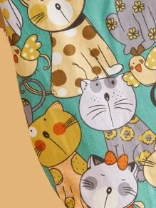 Cartoon Graphic Pet Shirt - Multicolor - View 5