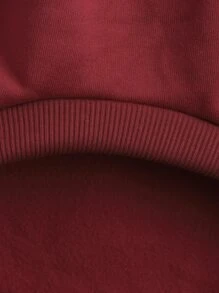 1 pieza sudadera con capucha informal, cómoda y transpirable para gatos y perros - Burdeos - Ver 4