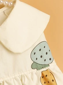 草莓圖案寵物連衣裙 - 彩色 - 查看 3