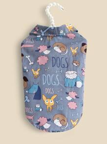 1pc Cartoon Graphic Pet Shirt - Multicolor - View 2