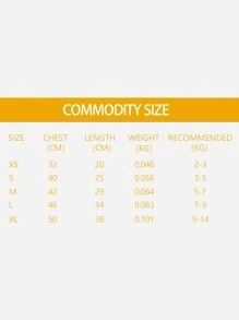 標語圖案寵物連帽衫 - 粉色 - 查看 4