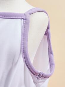 Đồ họa chữ cái váy ren cho thú cưng - Màu tím - Xem 6