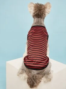 1 chiếc áo vest sọc cho thú cưng - Nhiều màu - Xem 2