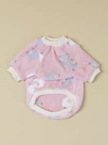 PETSIN Cartoon Graphic Pet Sweatshirt - Multicolor - View 6