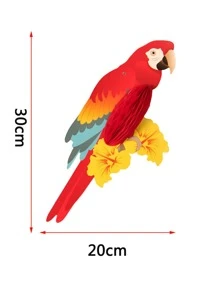 3 quả bóng tổ ong giấy, bóng tổ ong thiết kế con vẹt hiện đại cho gia đình - Nhiều màu - Xem 4