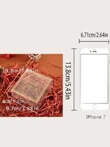 5入組標語圖案禮物盒 - 無色 - 查看 3