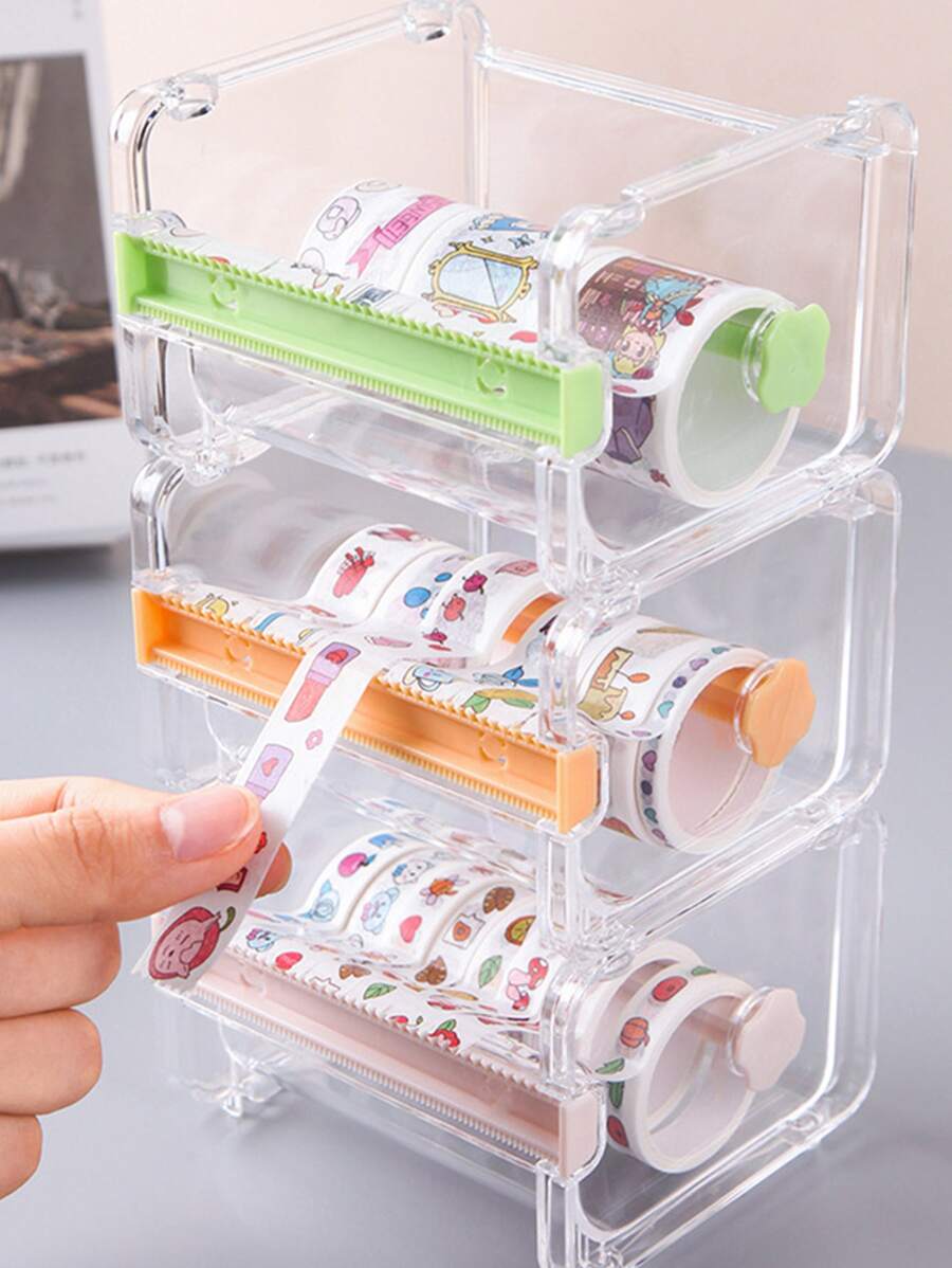 1入組極簡風格隨機織帶切片機 - 彩色 - 查看 1