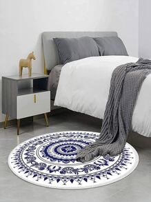 Graphic Print Rug - Multicolor - View 3
