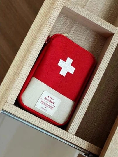1 pieza Bolsa de almacenaje portátil medicamento