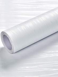 Giấy dán tường màu đặc - trắng - Xem 2