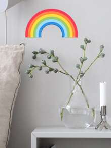3pcs Glow-in-the-dark Rainbow Pattern Wall Sticker - Multicolor - View 7
