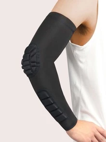 1 pieza Protector de brazo unicolor - Negro - Ver 1