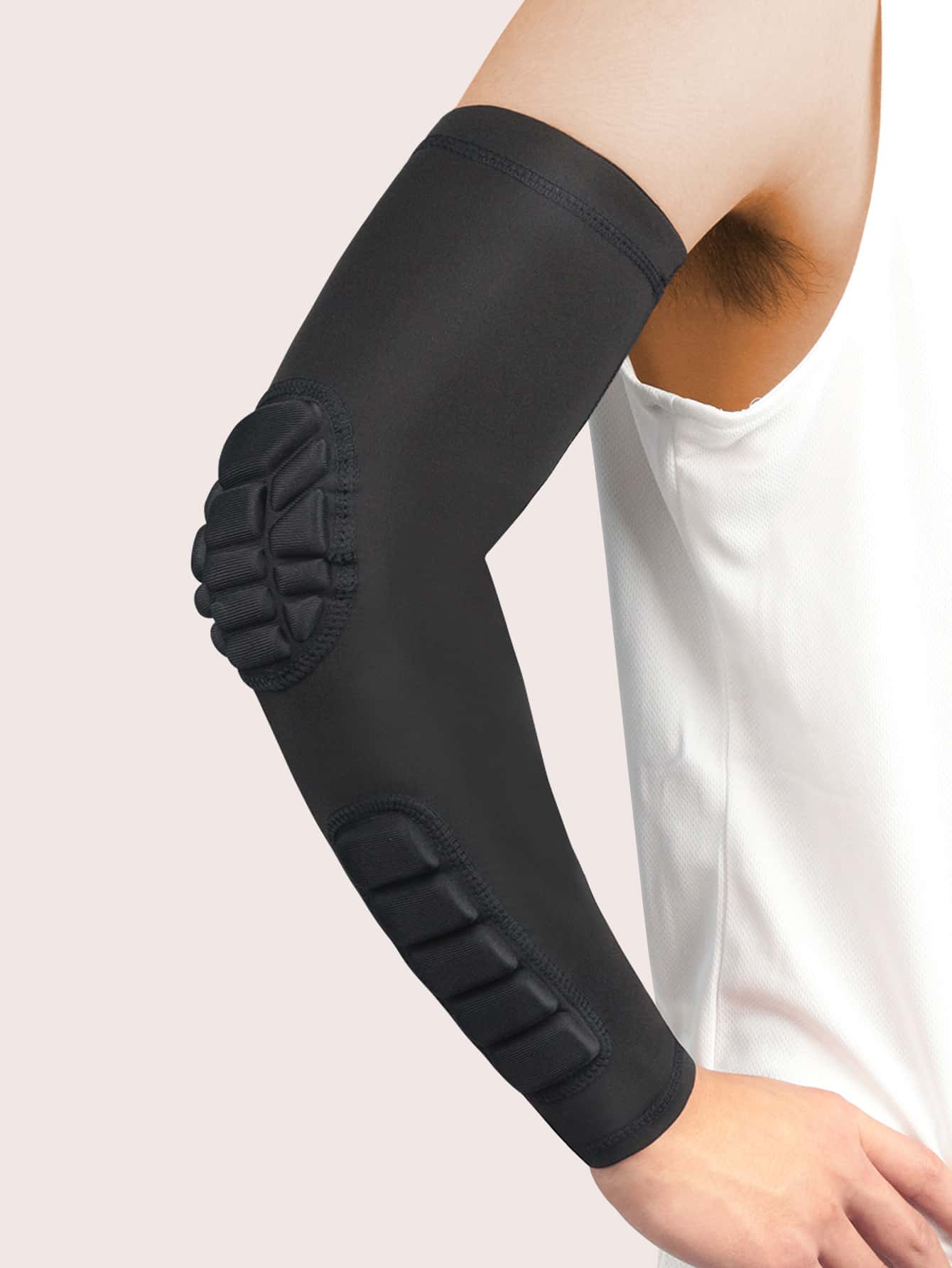 1 pieza Protector de brazo unicolor - Negro - Ver 1