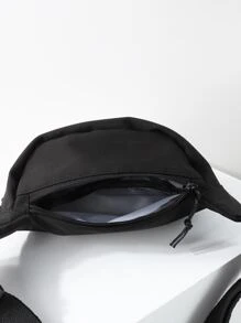 男士極簡雙口袋腰包胸包,禮品適用於父親