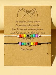 ATLVXJL 2 chiếc Vòng tay trang trí hạt phát sáng trong bóng tối dành cho nam giới thời trang và phổ biến Phong cách Punk Hip Pop để làm quà tặng trang sức và cho vẻ ngoài sành điệu - Nhiều màu - Xem 8