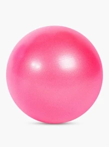 1pc Pink Yoga & Pilates Ball, Thick Anti-Burst Yoga Ball Exercise Ball Fitness Equipment For Body Shaping And Weight Loss
