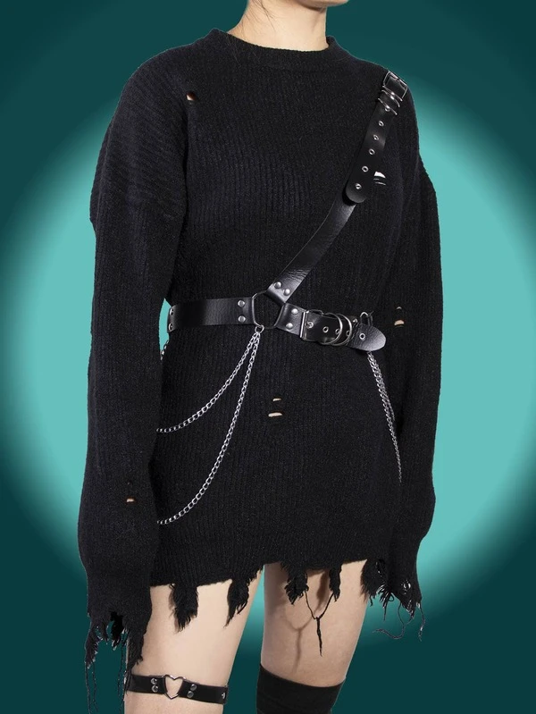 Chain Charm Harness Belt SHEIN USA