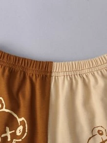 Toddler Boys Cartoon Graphic Tee & Shorts