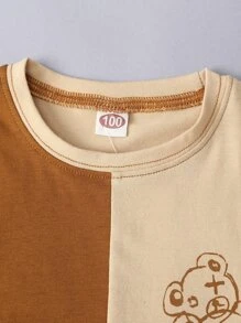 Toddler Boys Cartoon Graphic Tee & Shorts