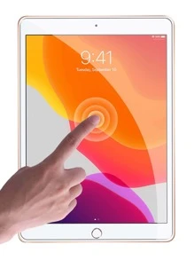 2 piezas Protector de pantalla vidrio templado compatible con iPad - transparente - Ver 2