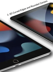 1 pieza Protector de pantalla vidrio templado compatible con iPad - transparente - Ver 5