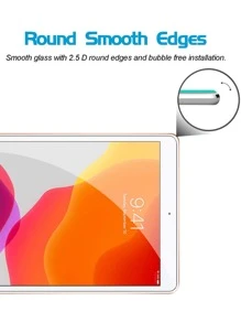 2 piezas Protector de pantalla vidrio templado compatible con iPad - transparente - Ver 5