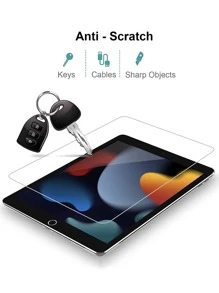 1 pieza Protector de pantalla vidrio templado compatible con iPad - transparente - Ver 6